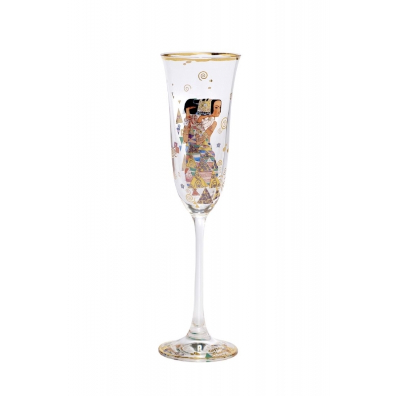 Copa de champang "La expectativa" de Gustav Klimt, Goebel