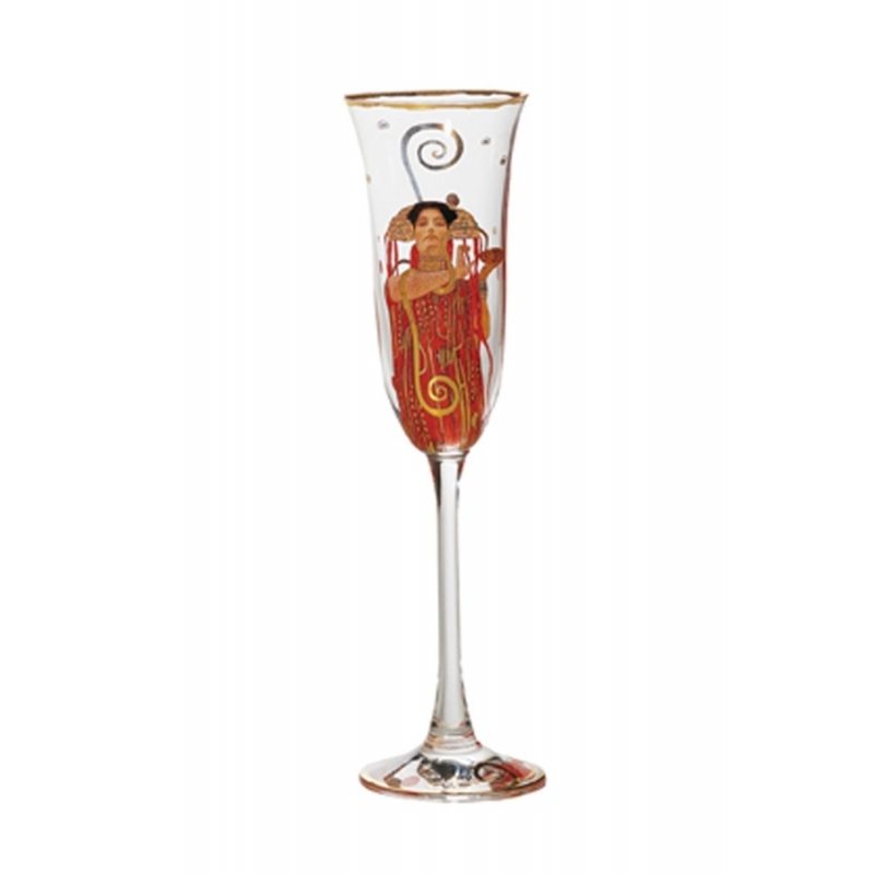 Copa de champang "La Medicina" de Gustav Klimt, Goebel Copa de champang "La Medicina" de Gustav Klimt, Goebel