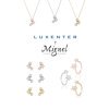 Colección de plata con forma de estrella y circonitas, de Luxenter.