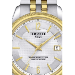 Reloj Tissot Ballade para hombre automático COSC, en acero bicolor T1084082203700.
