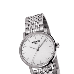 Reloj Tissot Everytime para señora, en acero de estilo clásico, ref. T1092101103100.