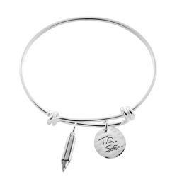 Pulsera de plata rígida "Nudo", como regalos a profesoras, de Joyería Hago.