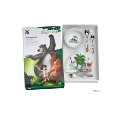 Cubierto de acero infantiles "El libro de la selva" con vajilla, de 6 piezas, de WMF para Disney®.