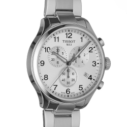 Reloj Tissot Chrono XL para hombre totalmente plateado y cronógrafo, T1166171103700.