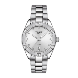 Reloj Tissot PR 100 Sport Chic de mujer, con diamantes ref.  T1019101103600.