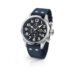 Reloj Tw Steel Volante para hombre, cronógrafo, correa azul y 45 mm, VS33.