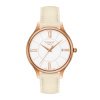 Reloj Tissot Bella Ora de mujer con caja dorada rosa T1032103601800.