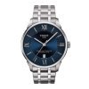 Reloj Tissot Chemin des Tourelles automático de hombre, acero y esfera azul, T0994071104800.