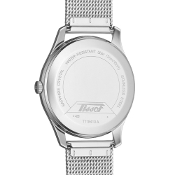 Reloj Tissot "Heritage Visodate" T1184101127700 en acero de cuarzo, con malla milanesa.