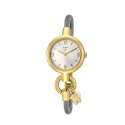 Reloj Tous de mujer 800350860 Hold, bicolor con colgante de perla.