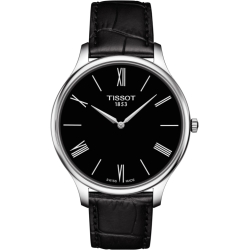 Reloj Tissot T0634091605800 Tradition 5.5 de hombre extraplano, en negro.