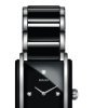 Detalle de la esfera y armis, del modelo Rado R20613712.