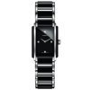 Reloj Rado Integral para mujer R20613712, en cerámica negra, acero y diamantes.