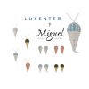Toda la colección completa con forma de helado, de Luxenter.