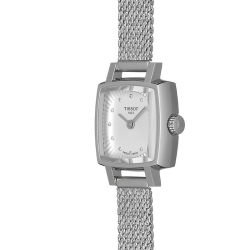 Reloj Tissot Lovely de mujer en acero, con diamantes y malla, T0581091103600.