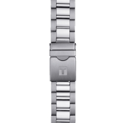 Brazalete de acero, con sistema de seguridad y extensión, del modelo T1204171105100