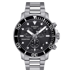 Reloj Tissot Seastar 1000 con cronógrafo y 300 metros, T1204171105100
