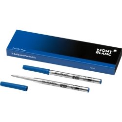 Recambios para bolígrafos (F) en color azul de Montblanc, 116212.