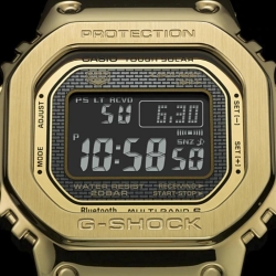 Reloj Casio G-Shock 35 Aniversario en acero dorado, ref. GMW-B5000GD-9ER.