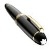 Rollerball Montblanc Meisterstück tamaño LeGrand, en resina negra y dorado 11402.