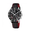 Reloj Lotus Junior de niño multifunción en negro y detalles rojos, 18581/3.