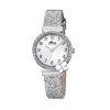 Reloj Lotus Junior de niña con purpurina blanca y mariposa, 18584/2.