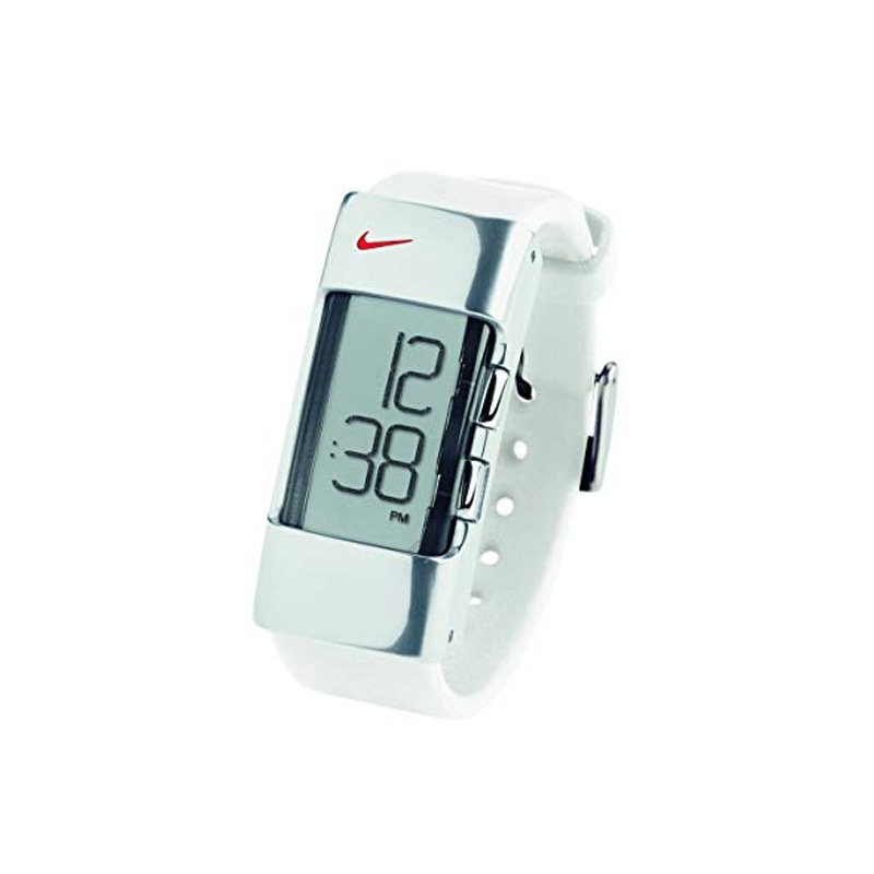 Trueno Exención Espacio cibernético ⭐ Reloj Nike de mujer digital con correa de silicona blanca WC0061178.
