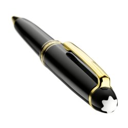 ✍ Bolígrafo Montblanc Meisterstück LeGrand negra con dorado, 132452.