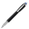 Pluma Montblanc StarWalker en resina negra y plateado, 118844.