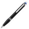 Bolígrafo Montblanc StarWalker en resina negra y plateado, 118848.