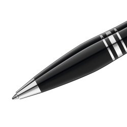 Bolígrafo Montblanc StarWalker en resina negra y plateado, 118848.