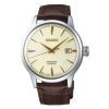 Reloj Seiko Presage SRPC99J1 automático para hombre con esfera dorada.