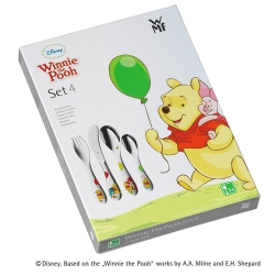 Caja presentación de los cubiertos infantiles WMF Winnie the Pooh, 4 piezas.