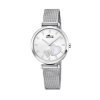 Reloj Lotus de mujer Bliss en acero, nácar, circonitas y malla, ref. 18615/1.