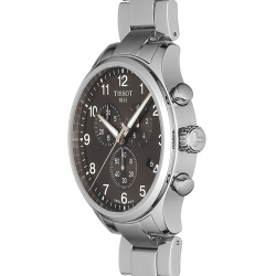 Reloj Tissot Chrono XL Classic de hombre en acero, esfera negra y cronógrafo, T1166171105701.