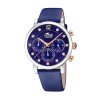 Reloj Lotus de mujer Trendy cronógrafo en azul marino y circonitas, ref. 18674/5.