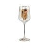 Copa de vino en cristal 0,45 litros, El Beso de Gustav Klimt. Goebel.