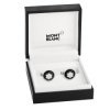 Presentación de los gemelos Montblanc en acero, negro y nácar, Star Black, 123810.