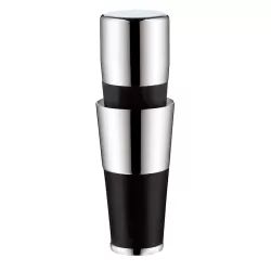 Vertedor con tapon Vino de WMF, en acero y resina negra, 0640667920.