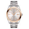 Reloj Tissot Gentleman Automatic en acero y oro rosé, T9274074103100.