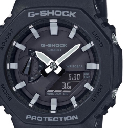 Reloj Casio G-Shock de hombre en resina negra, GA-2100-1AER.