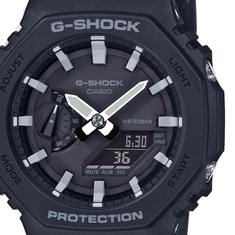 Reloj Casio G Shock De Hombre En Resina Negra Ga 2100 1aer