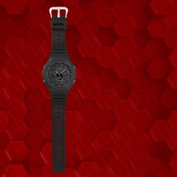Reloj Casio G-Shock de hombre en resina negra, GA-2100-1AER.