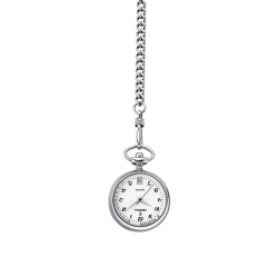 Reloj Festina de bolsillo para mujer plateado con esfera blanca, F2027/1.
