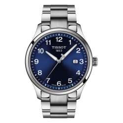 Reloj Tissot Gent XL Classic de hombre en acero con esfera azul, T1164101104700.