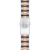 Brazalete del Tissot PR 100 Sport Chic de mujer bicolor con esfera negra, T1019102206100.