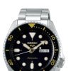 Reloj Seiko 5 Sports automático de hombre con esfera negra, SRPD57K1