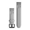 Correa Garmin de silicona gris con hebilla negra, 010-12866-00.