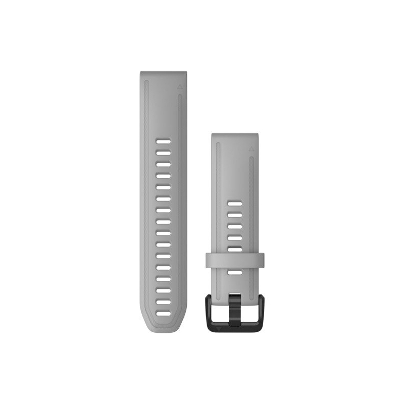 Correa Garmin de silicona gris con hebilla negra, 010-12866-00.