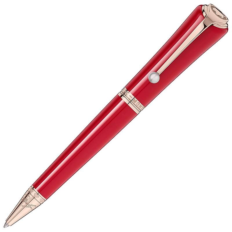 Bolígrafo Montblanc Musas Marilyn Monroe edición especial en rojo, 116068.
